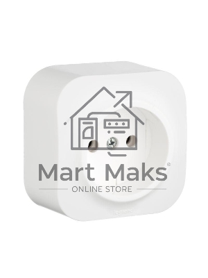 Розетка Legrand 782210 без заземления без шторок (Белая)