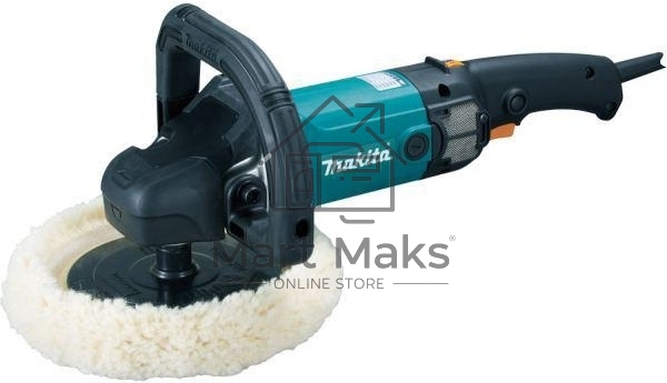 Полировальная шлифмашина Makita 9237CB ПолировШМ,1200Вт,ф180мм,0-3200об\м,3.4кг,кор