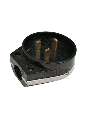 Вилка Rexant ВШ для электрической плиты 32 А, 250 В, 2Р+РЕ (ОУ) черная Вилка Rexant ВШ для электрической плиты 32 А, 250 В, 2Р+РЕ (ОУ) черная