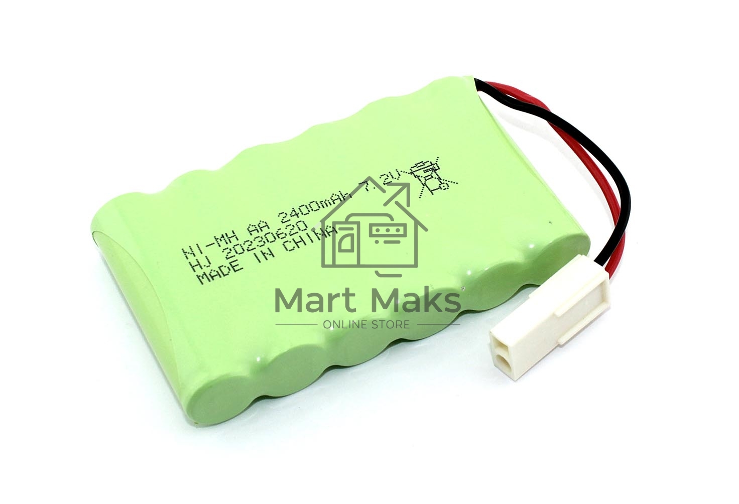 Аккумулятор Ni-Mh 7.2V 2400 mAh AA Flatpack разъем EL-2P