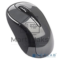 Мышь беспроводная A4Tech G3-280A серый/черный, 1200 dpi, радиоканал, USB, кнопки - 3
