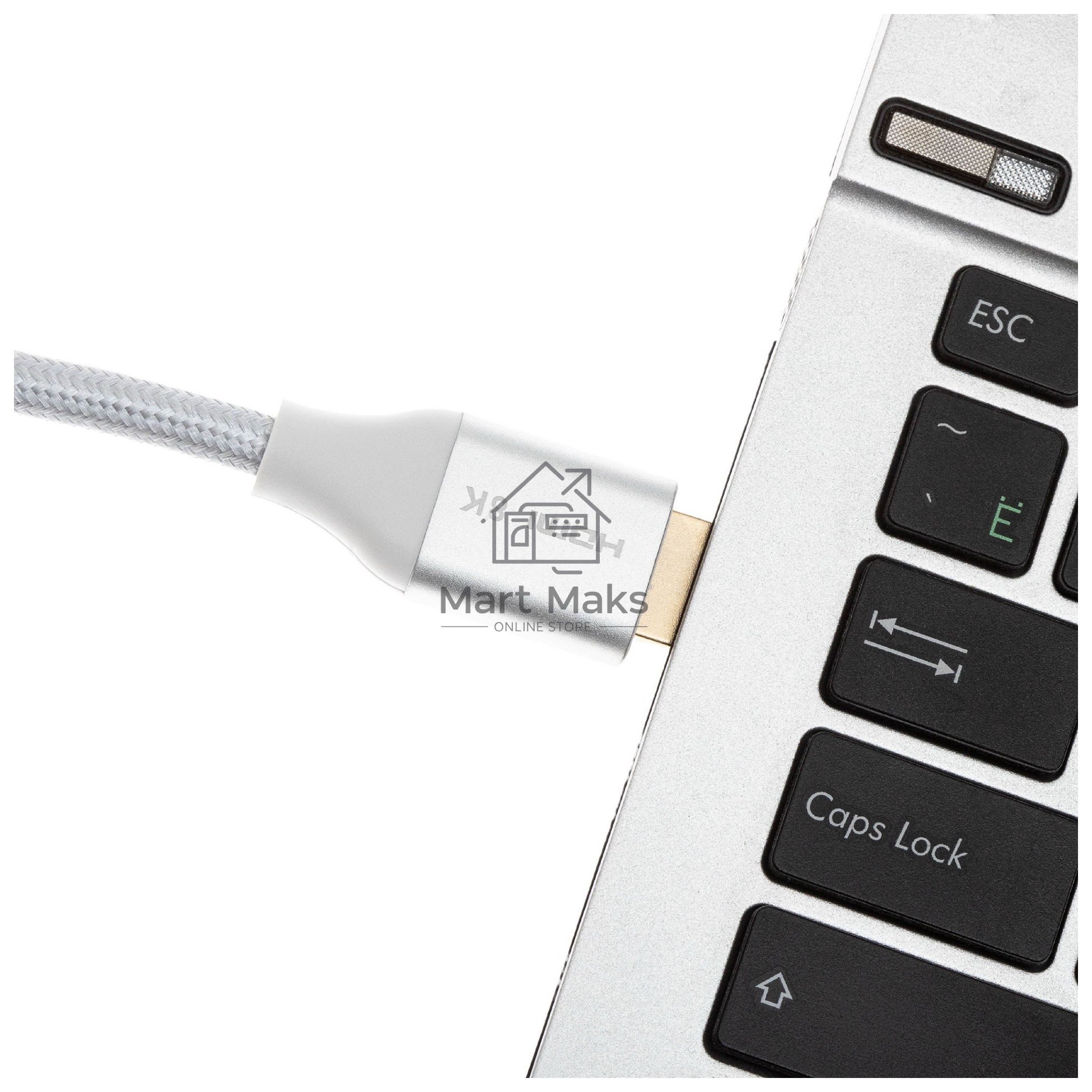 Кабель аудио-видео Cactus CS-HDMI.2.1-5 HDMI (m)/HDMI (m) 5м. Позолоченные контакты серебристый