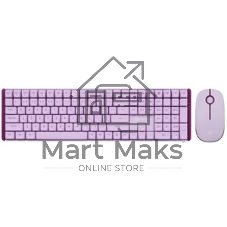 Комплект клавиатура+мышь Oklick S315W беспроводной, USB, 1600 DPI, чёрный