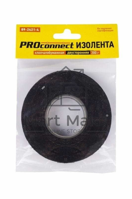 Изолента ХБ PROconnect 18 х 0,35 мм, (ролик 31,9 м/200 г) (2-ПОЛ)