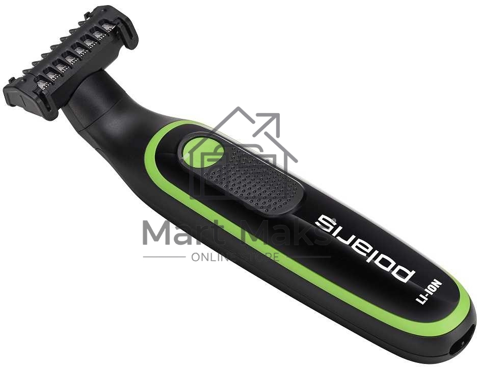 Машинка для стрижки Polaris PHC 0303RB черный/лайм 240Вт