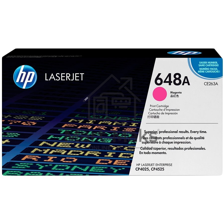 Картридж лазерный HP CE263A пурпурный CLJ CP4025/CP4525 (11000стр.)