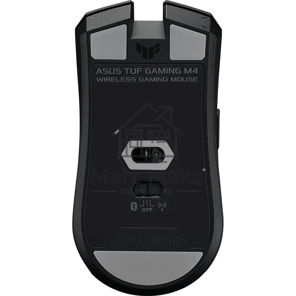 Мышь беспроводная ASUS TUF M4 WL черный, 12000 dpi, радиоканал, Bluetooth, USB, кнопки - 6