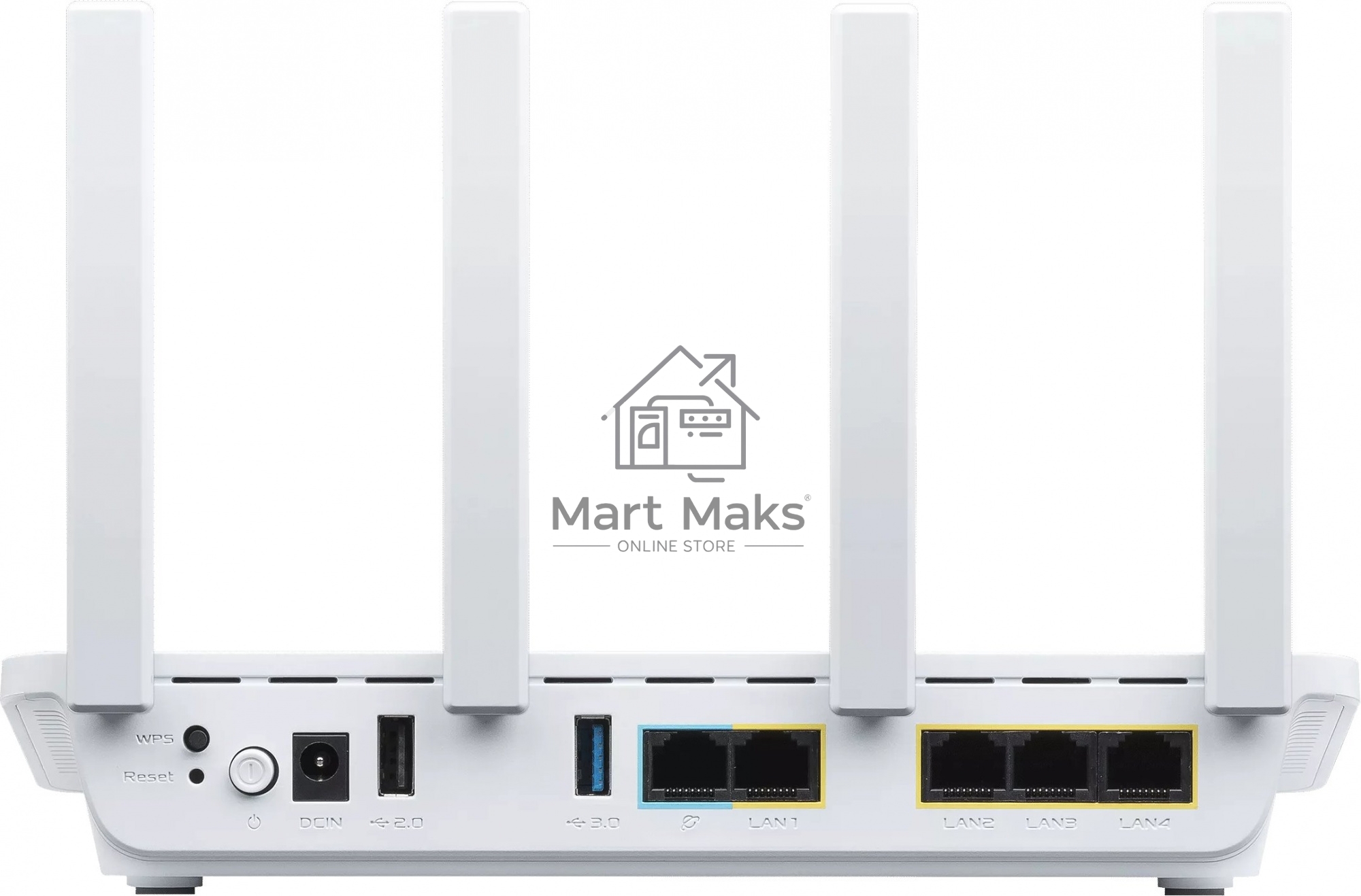 Межсетевой экран Asus EBR63 AX3000 10/100/1000BASE-TX белый