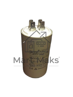 Конденсатор CBB60 30мкФ 450V (4 клеммы, крепление болтом) 304008