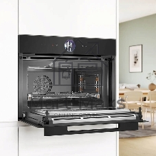 Встраиваемый духовой шкаф электрический Bosch CMG936AB1S черный