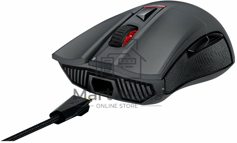 Мышь проводная ASUS ROG Gladius II Core черный, 6200 dpi, USB, кнопки - 6