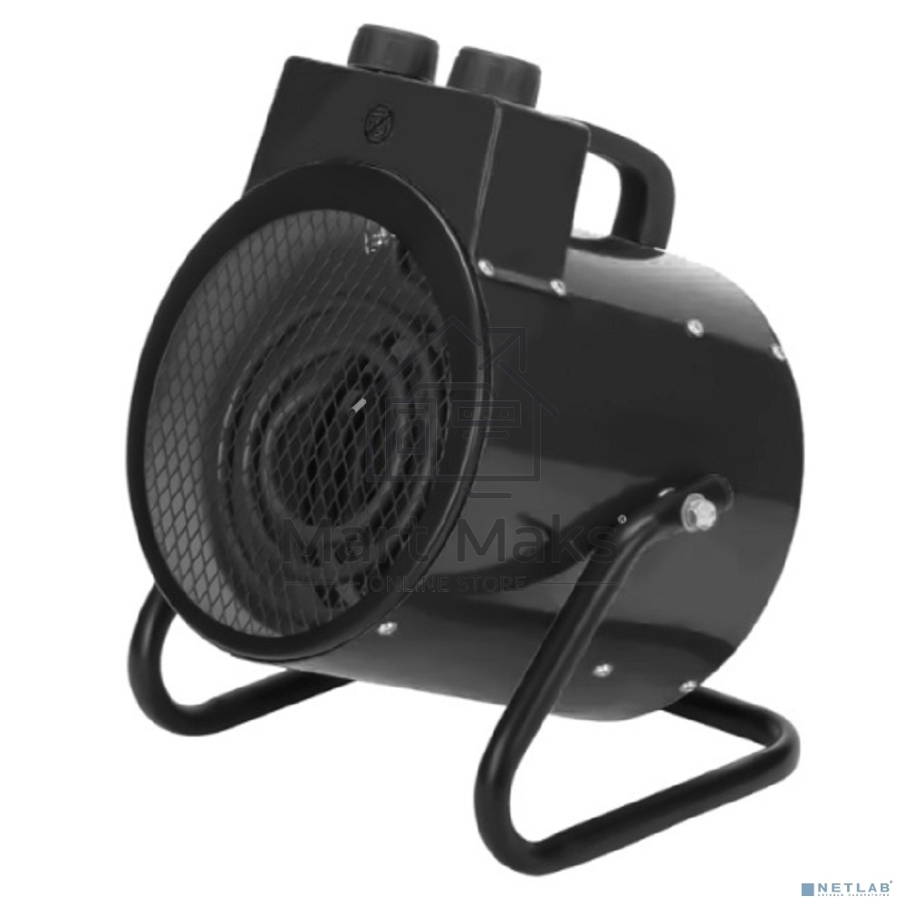 Пушка тепловая электрическая Rexant 60-0039 круглая, регулировка угла наклона, ТЭН, 3кВт