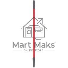 Ручка Matrix телескопическая металлическая, 0,75-1,5 м