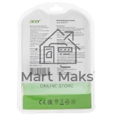 Мышь беспроводная Acer OMR137 черный, 1600 dpi, радиоканал, USB, кнопки - 4