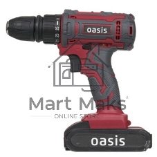 Дрель-шуруповерт Oasis ASD-20S, 21 В, 2 Ач, 40 Нм, щеточный