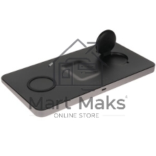 Беспроводное зарядное устройство Satechi ST-X3TWCPM Trio Wireless Charging Pad для телефона, часов и наушников серый космос
