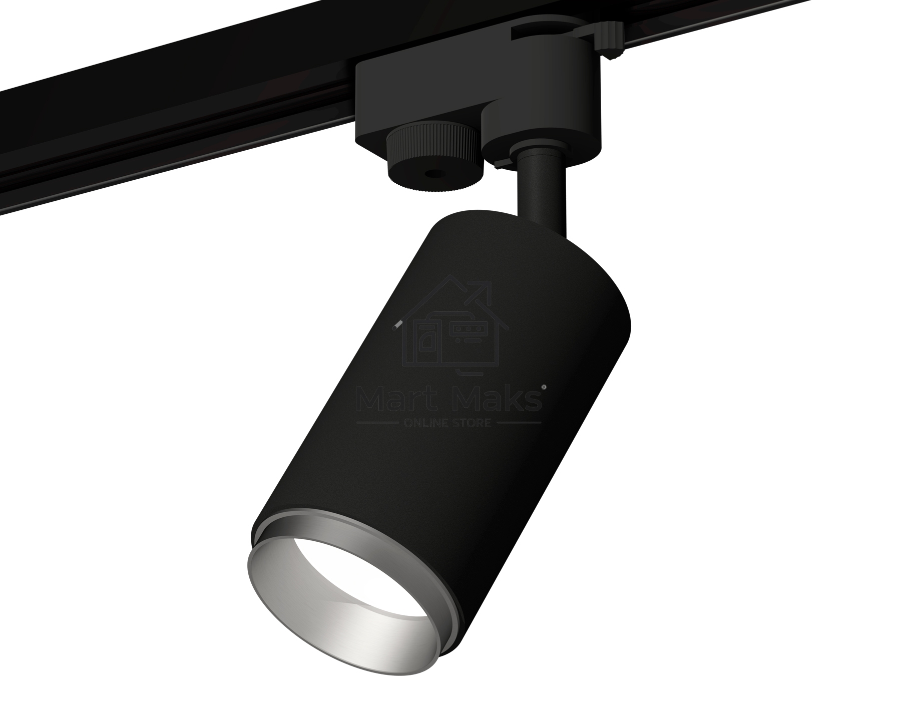 Светильник Ambrella light XT6323043 SBK/MCH черный песок/хром матовый MR16 GU5.3 (A2521, C6323, N6123)