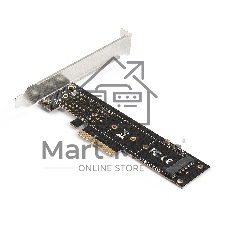 Переходник ExeGate EXE-570 (M.2 M key -> PCI-E x4 v3.0 для установки SSD 2230/2242/2260/2280/22110 M.2 M key в слот PCI-E x4)