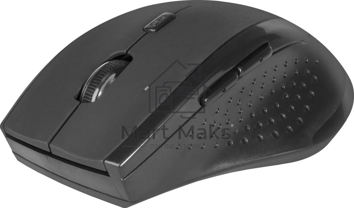 Мышь беспроводная Defender Accura MM-365 черный, 1600 dpi, радиоканал, USB, кнопки - 6