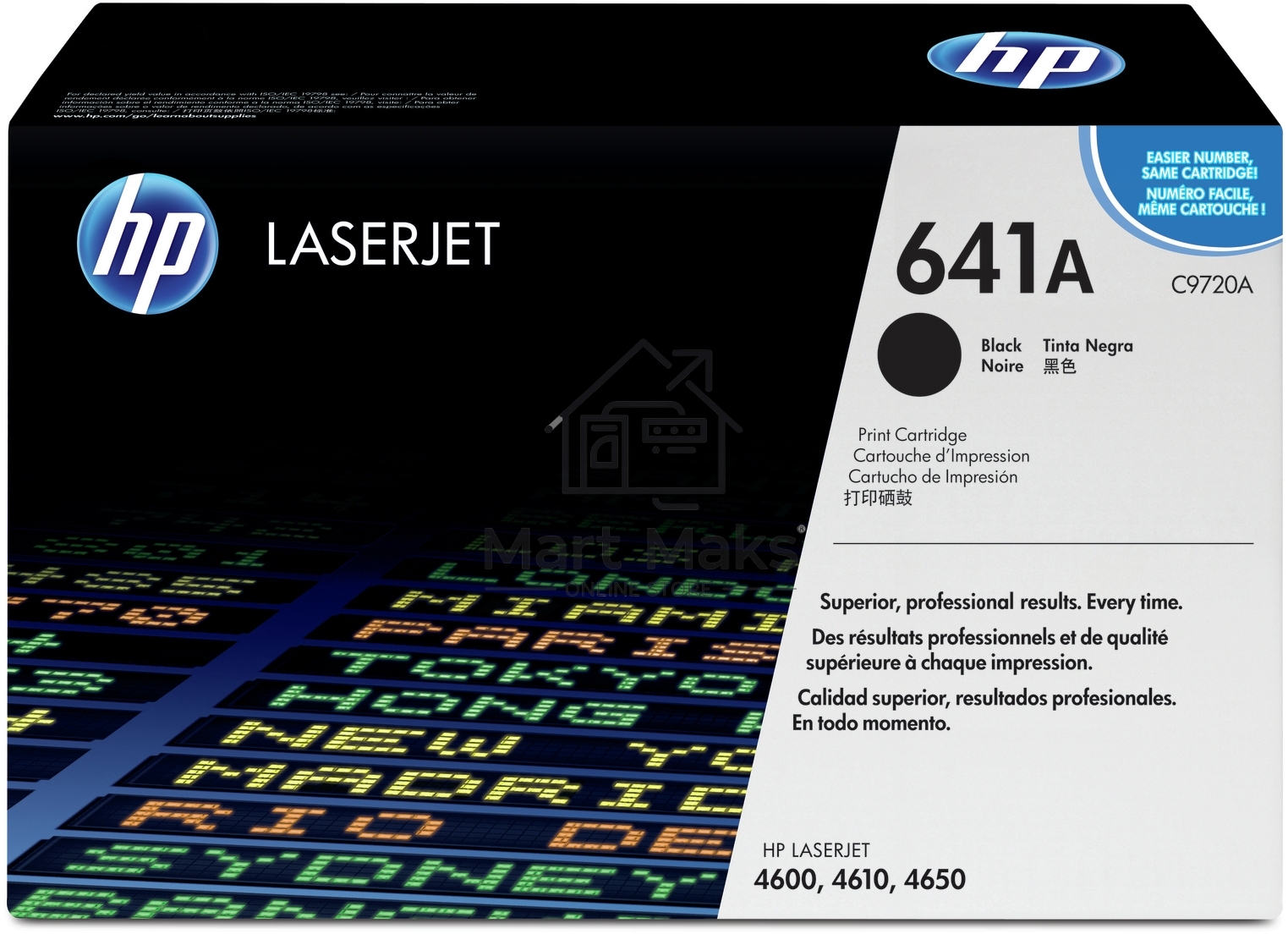 Картридж лазерный HP C9720A черный для Color LJ4600 Series, Black 9000стр.