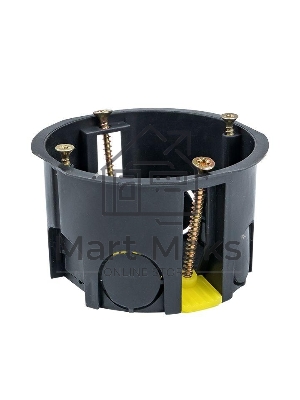 Коробка установочная КМП-020-011 для полых стен 68х45 полипропилен пласт. лапки IP30 черный EKF plc-kmp-020-011