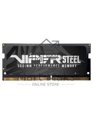 Оперативная память Patriot Viper Steel, DDR4, 8Gb (1x8Gb), 2400MHz, CL15, SO-DIMM