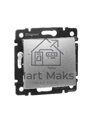 Переключатель Legrand 770106 2 напр. Valena (алюминий)