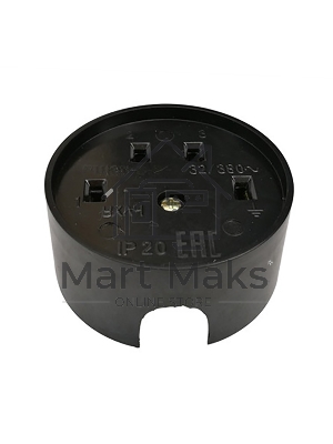 Розетка РШ для электрической плиты 32 А, 380 В, 3Р+РЕ (ОУ) черная Rexant Розетка РШ для электрической плиты 32 А, 380 В, 3Р+РЕ (ОУ) черная Rexant