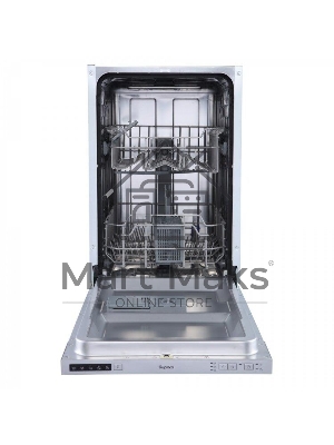 Встраиваемая посудомоечная машина Бирюса DWB-409/5, серебристый, 44.8 см, 9 компл., 49 дБ, класс A++