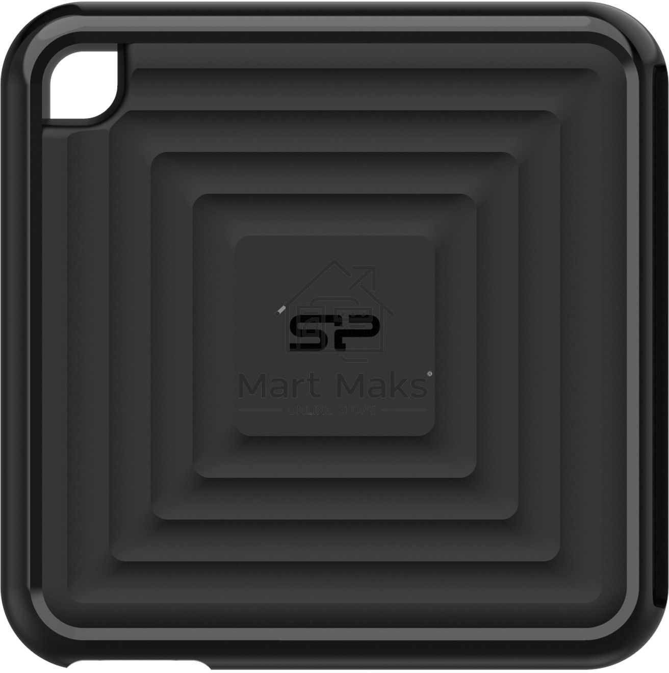 Твердотельный диск 1TB Silicon Power PC60, External, USB 3.2 Type-C R/W - 540/500 MB/s черный