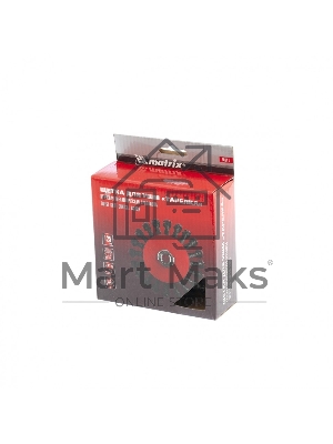 Щетка Matrix для УШМ, 125 мм, М14, 