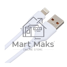 Кабель GoPower USB (M)-LIGHTNING (M) 1M 00-00018567 белый Кабель GoPower USB (M)-LIGHTNING (M) 1M 00-00018567 белый