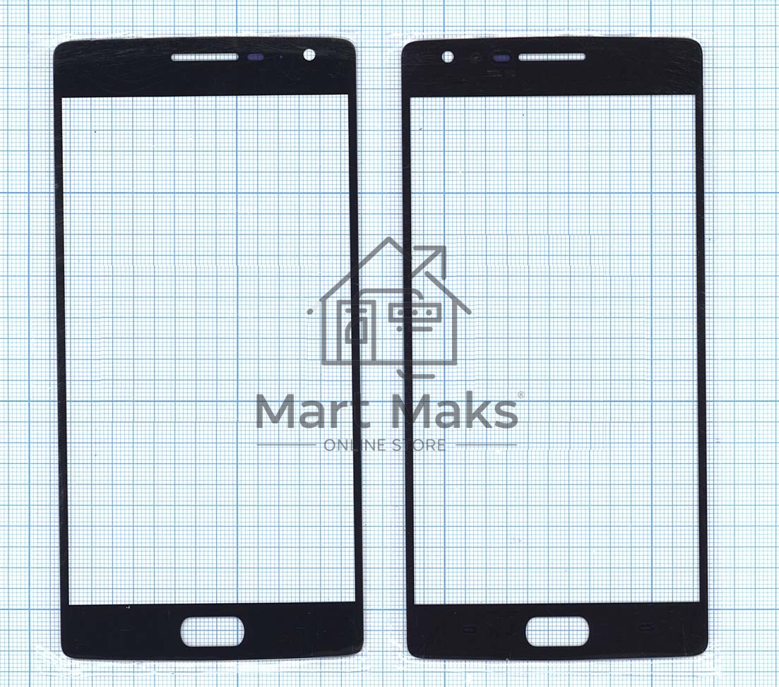 Стекло для OnePlus 2 черное