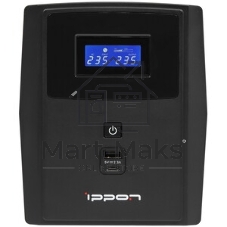 Источник бесперебойного питания Ippon Smart Power Pro II Euro 2200 1200Вт 2200ВА черный