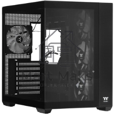 Компьютерный корпус Thermaltake View 380 TG ARGb черный без БП ATX 6x120мм 2x140мм 1x200мм 2xUSB3.0 audio bott PSU