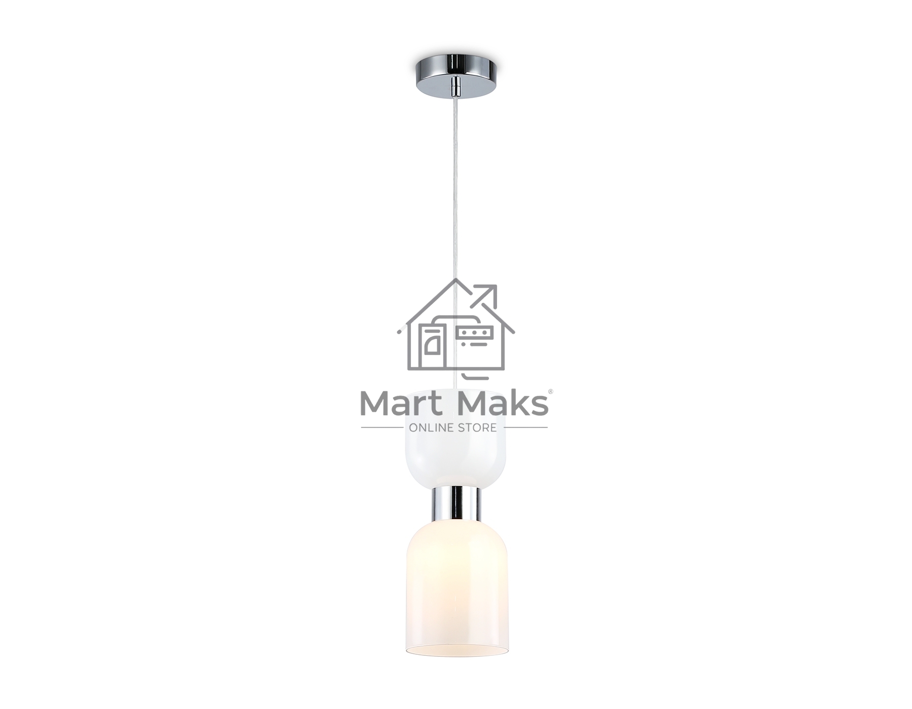 Светильник Ambrella light LH56081 СH/FR хром/белый матовый E14 max 60W D120*1500