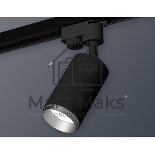 Светильник Ambrella light XT6323043 SBK/MCH черный песок/хром матовый MR16 GU5.3 (A2521, C6323, N6123)