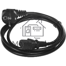 Кабель KingPrice KP-PC-Euro-C13-1.5m Евровилка IEC C13 1.5м черный