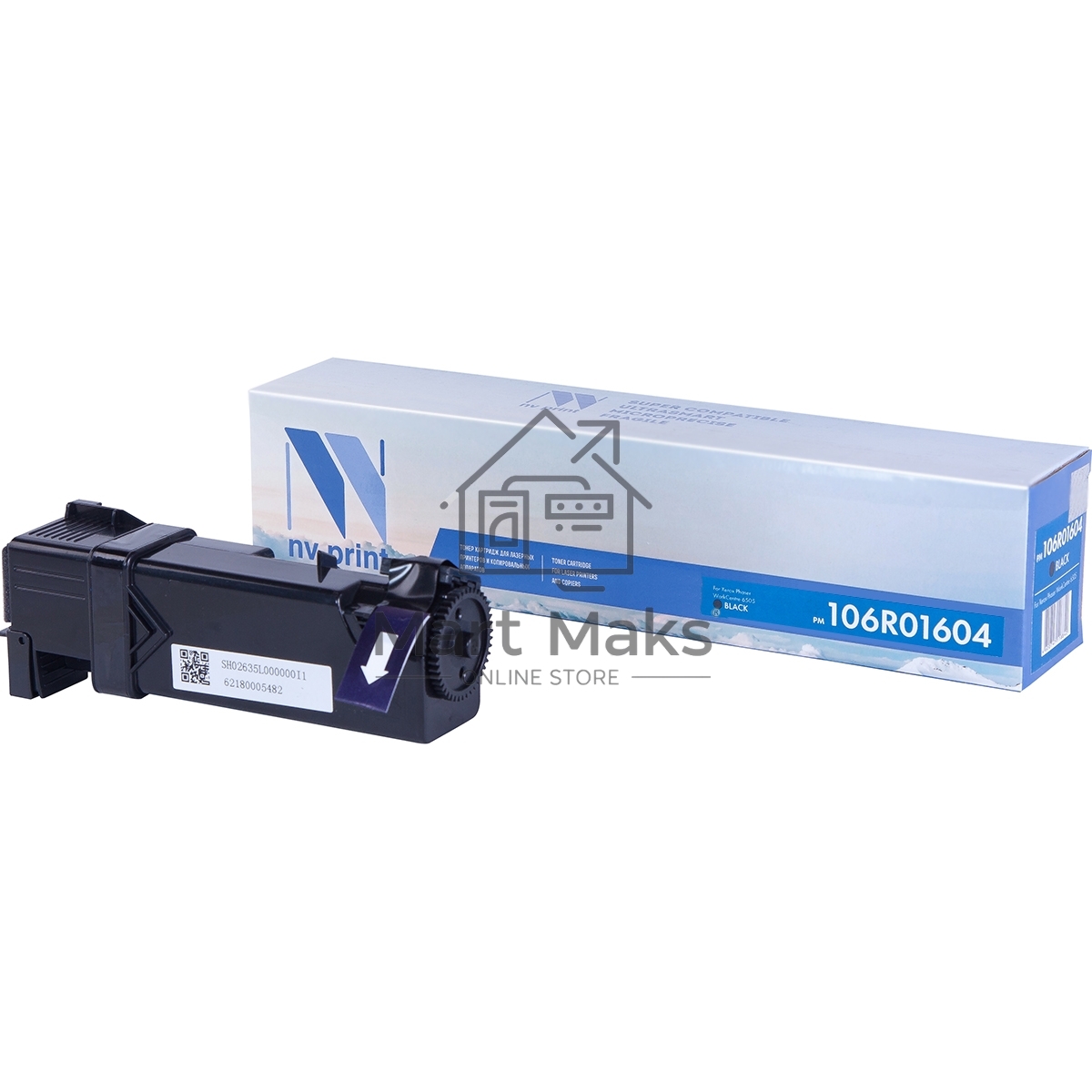 Картридж лазерный NVPrint совместимый для Xerox Phaser WorkCentre 6505 106R01604 черный	(3 000k)