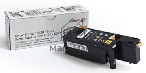 Картридж лазерный XEROX 106R02762 желтый для Phaser 6020/22/WC 6025/27 (1000 стр.)(Channels)