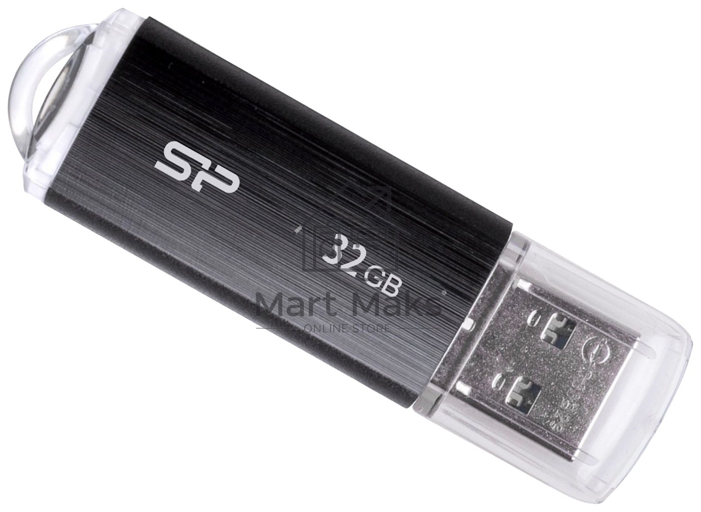 Флешка USB R/W 32Gb Silicon Power Ultima U02 (SP032GBUF2U02V1K), USB2.0, Black