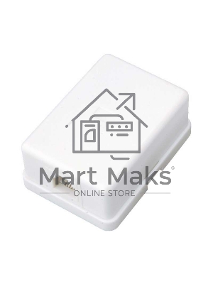 Розетка телефонная Rexant 1-м ОП RJ14 (6P4C) кат.3 белый