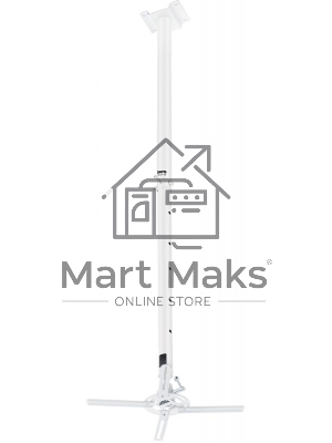 Кронштейн для проектора Buro PR06-W белый макс.20кг потолочный поворот и наклон