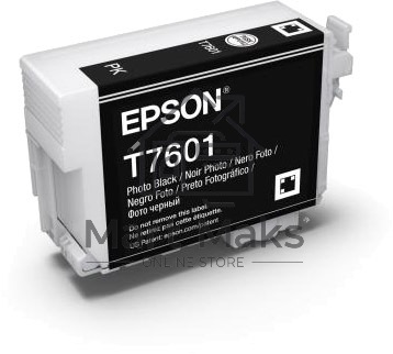 Картридж струйный EPSON C13T76014010 черный фото (26 мл) для SC-P600