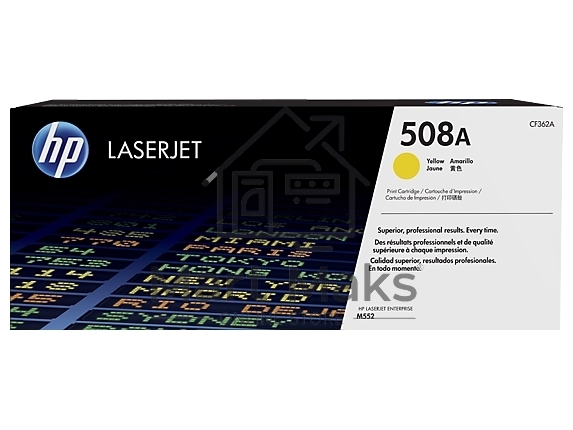 Картридж лазерный HP CF362A 508A, желтый для Color LaserJet M552/M553 5000стр.