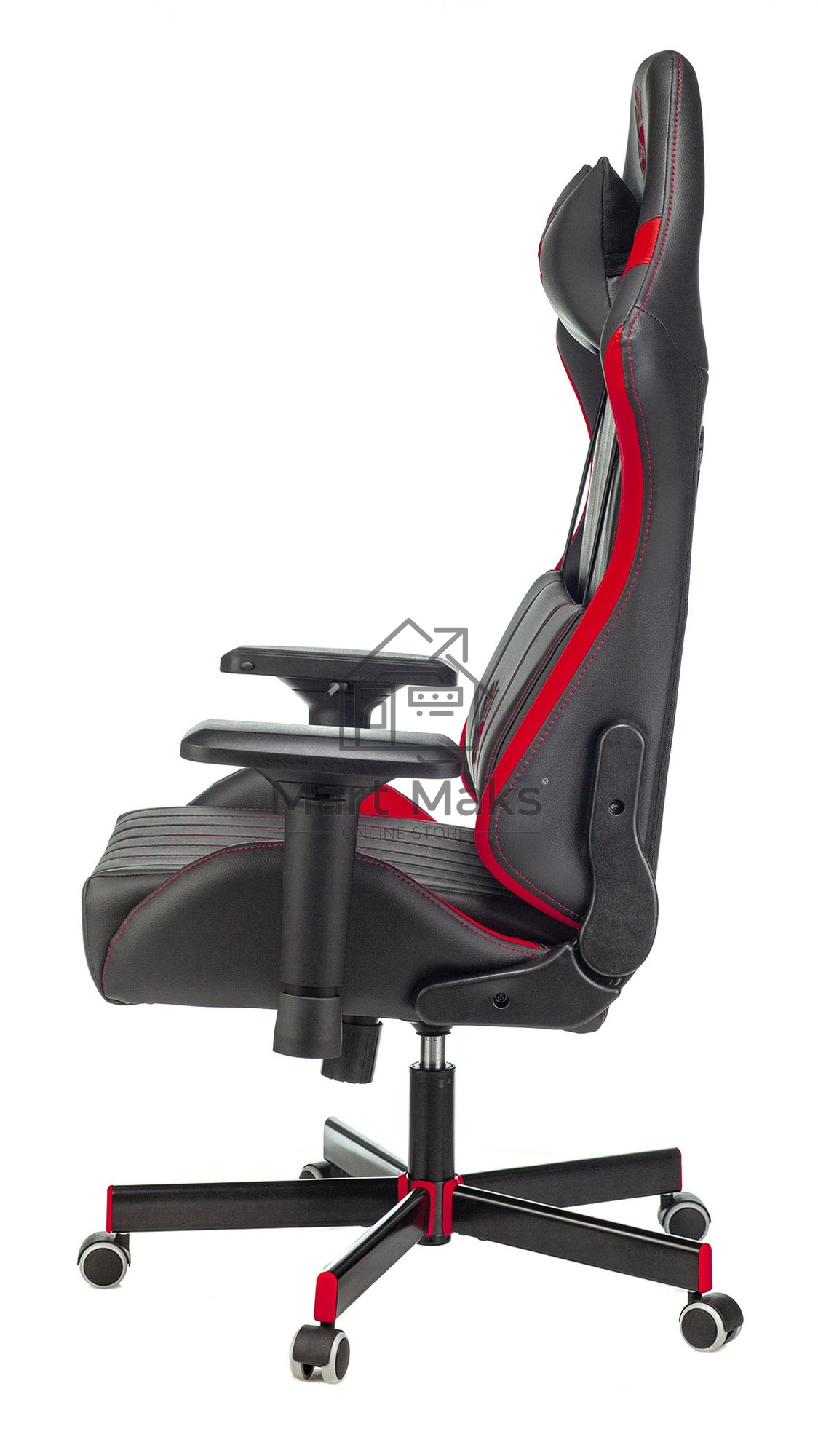 Кресло игровое A4Tech Bloody GC-990 черный/красный искусственная кожа крестовина металл
