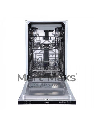 Встраиваемая посудомоечная машина Бирюса DWB-410/6, черный, 44.8 см, 10 компл., 47 дБ, класс A++