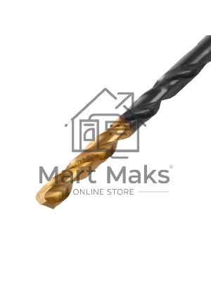 Сверло по металлу Denzel 3,8 мм, HSS-Tin, Golden Tip, 10 шт.