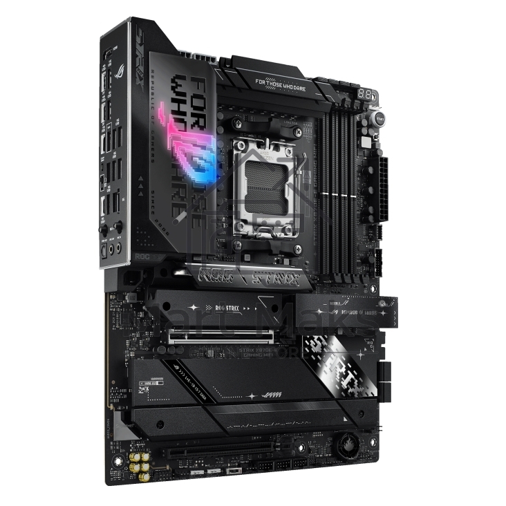 Материнская плата ASUS ROG STRIX X870E-E GAMING WIFI, AM5, AMD X870E, 4xDDR5, 4xSATA, 5xM.2, 1xPCI-E 5.0 x16, 1xPCI-E 4.0 x4, 1xHDMI, 1xUSB-C 3.2 Gen 2, 1xUSB-C 3.2 Gen 2x2, 2xUSB-C 4.0, 1x 5Gb LAN, 9xUSB-A 3.2 Gen 2, 2x3.5 мм, TOSLINK, 1xWi-Fi 7, ATX