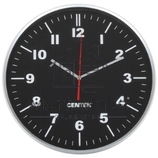 Часы настенные Centek СТ-7100 черный